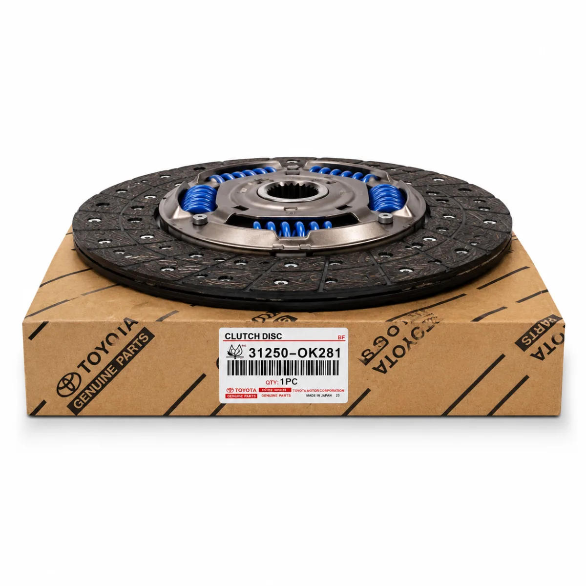 Disque d'embrayage Toyota Genuine - 31250-0K281 - Hilux / Fortuner / Innova